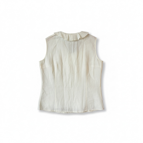 Blouse en lin jaune pâle - Gerard Darel 