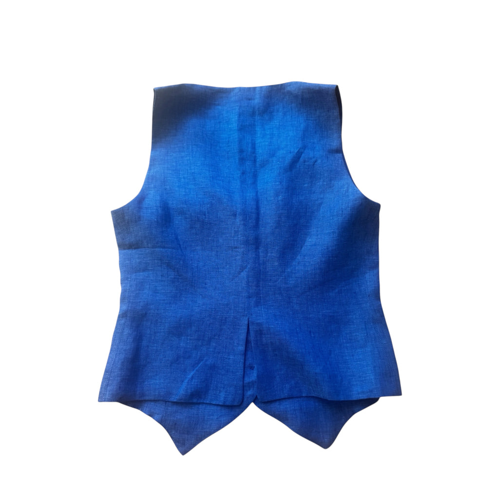 Gilet sans manche 100% lin Centolino Italy Taille M