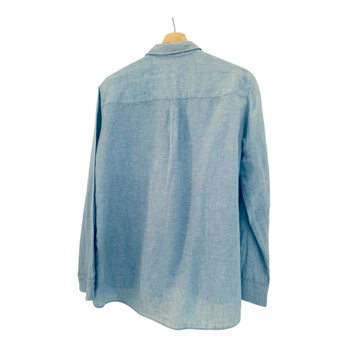 Chemise en lin bleu clair - Massimo Dutti - Taille 38
