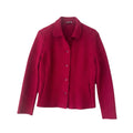 Veste framboise 100% laine vierge seconde main